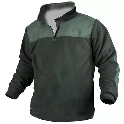 Men's Unisex Zip Up Sweatshirt Pullover Quarter Zipper Sweatshirt Green Half Zip Color Block Graphic Prints Zipper Print Daily Sports 3D Print Designer Casual Big and Tall Spring & Fall Clothing
Men's Unisex Zip Up Sweatshirt Pullover Quarter Zipper Sweatshirt Green Half Zip Color Block Graphic Prints Zipper Print Daily Sports 3D Print Designer Casual Big and Tall Spring & Fall Clothing