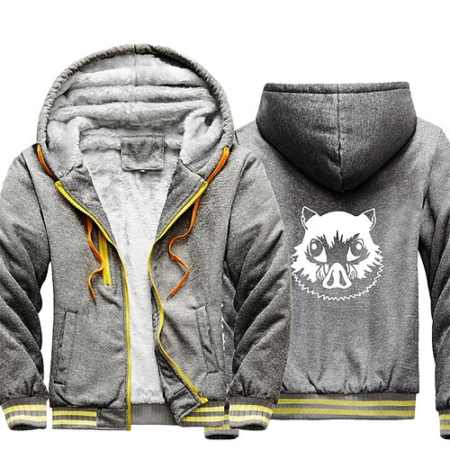 Inspired by Demon Slayer Hashibira Inosuke Cartoon Manga Outerwear Anime Graphic Outerwear For Men's Women's Unisex Adults' Hot Stamping 100% Polyester Casual Daily
Inspired by Demon Slayer Hashibira Inosuke Cartoon Manga Outerwear Anime Graphic Outerwear For Men's Women's Unisex Adults' Hot Stamping 100% Polyester Casual Daily