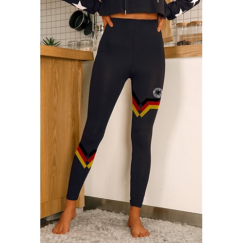 Women's Leggings World Cup High Waist Yoga Fitness Gym Workout Cropped Leggings Sports Activewear High Elasticity Athletic Athleisure
Women's Leggings World Cup High Waist Yoga Fitness Gym Workout Cropped Leggings Sports Activewear High Elasticity Athletic Athleisure