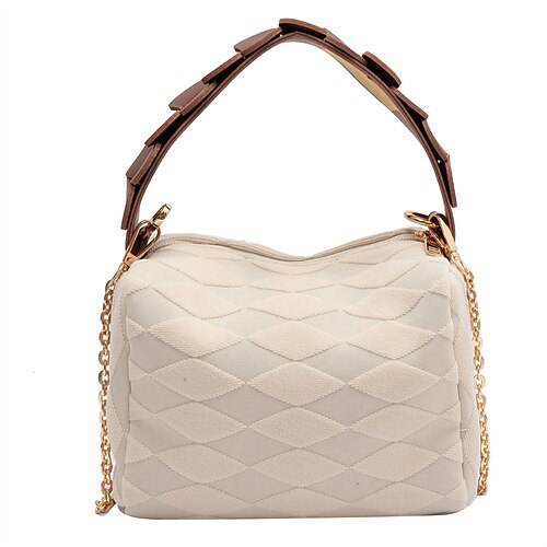 Women's Work Bag Top Handle Bag PU Leather Zipper Solid Color Daily Going out Khaki White Black
Women's Work Bag Top Handle Bag PU Leather Zipper Solid Color Daily Going out Khaki White Black
