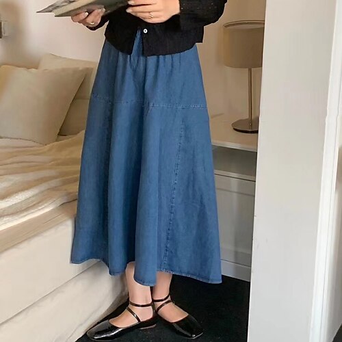 Femme Jupe Midi Jean En bleu Bleu de minuit Jupes Mode Casual Quotidien Fin de semaine Taille unique
Femme Jupe Midi Jean En bleu Bleu de minuit Jupes Mode Casual Quotidien Fin de semaine Taille unique