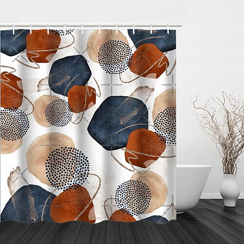 Shower Curtain with Hooks,Geometric pattern Abstract art fabric Home decoration Waterproof shower curtain with hook in bathroom Luxury and modern
Shower Curtain with Hooks,Geometric pattern Abstract art fabric Home decoration Waterproof shower curtain with hook in bathroom Luxury and modern
