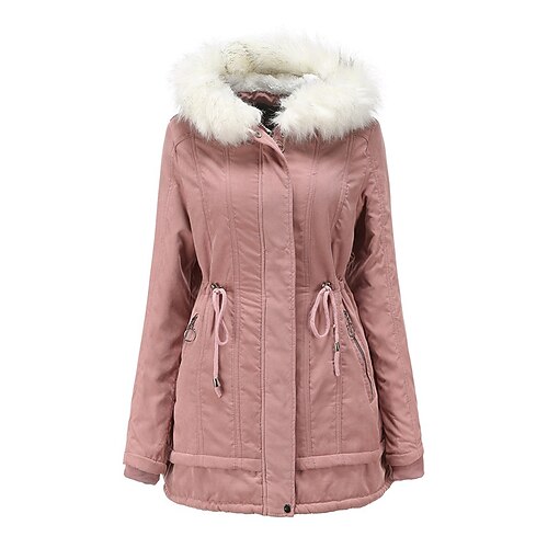 Women's Winter Coat Warm Breathable Outdoor Daily Wear Vacation Going out Pocket Drawstring Zipper Turndown Active Fashion Comfortable Street Style Solid Color Regular Fit Outerwear Long Sleeve
Women's Winter Coat Warm Breathable Outdoor Daily Wear Vacation Going out Pocket Drawstring Zipper Turndown Active Fashion Comfortable Street Style Solid Color Regular Fit Outerwear Long Sleeve