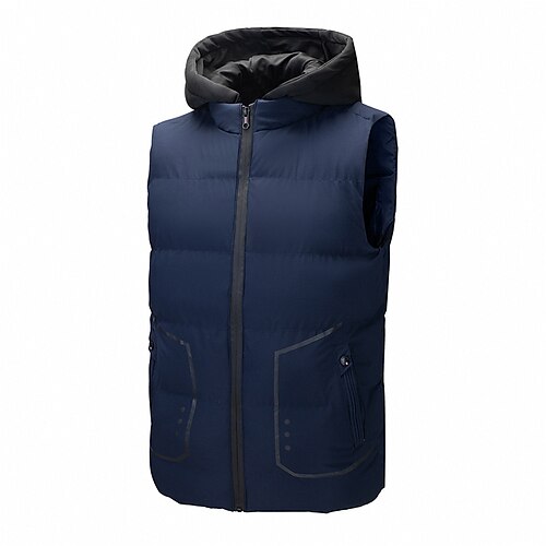 Men's Puffer Vest Outdoor Casual / Daily Vacation Going out To-Go Pure Color Outerwear Clothing Apparel Green Black Dark Blue
Men's Puffer Vest Outdoor Casual / Daily Vacation Going out To-Go Pure Color Outerwear Clothing Apparel Green Black Dark Blue