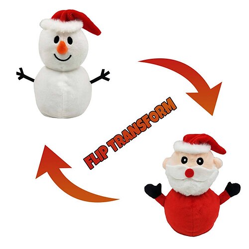 Reversible Snowman Santa Claus Cute Pillow Doll Plush Doll Christmas Gift Decorations
Reversible Snowman Santa Claus Cute Pillow Doll Plush Doll Christmas Gift Decorations