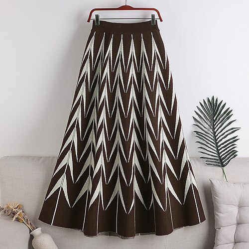 Women's A Line Midi Knit Brown Beige Gray Black Skirts Fall & Winter Knitting Long Vintage Fashion Daily Holiday S M L
Women's A Line Midi Knit Brown Beige Gray Black Skirts Fall & Winter Knitting Long Vintage Fashion Daily Holiday S M L