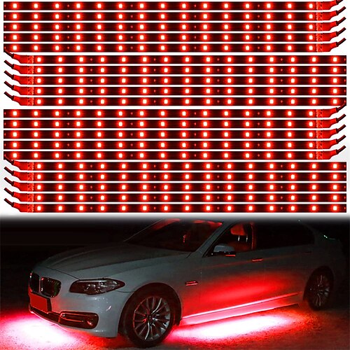 OTOLAMPARA Pack of 20 High Lightness Super Bright Easy-cut Auto RGB 12V 15 LED 30CM Car Flexible Waterproof Underbody Light Strip
OTOLAMPARA Pack of 20 High Lightness Super Bright Easy-cut Auto RGB 12V 15 LED 30CM Car Flexible Waterproof Underbody Light Strip
