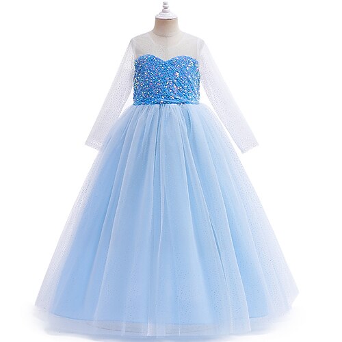 Toddler Girls' Dress Solid Color Party Dress Midi Dress Performance Sequins Long Sleeve Fashion Dress 3-7 Years Fall Sky Blue / Spring
Toddler Girls' Dress Solid Color Party Dress Midi Dress Performance Sequins Long Sleeve Fashion Dress 3-7 Years Fall Sky Blue / Spring