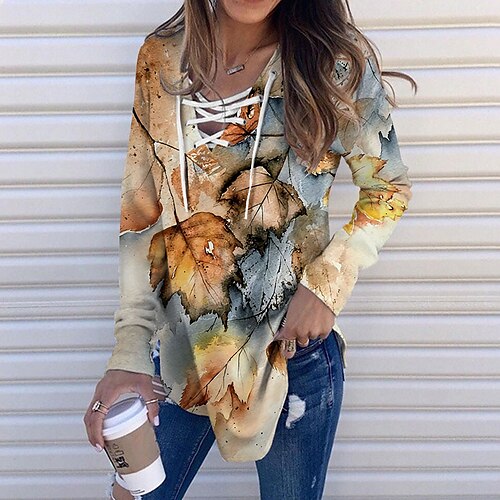 Women's Sweatshirt Pullover Streetwear Yellow Graphic Street V Neck Long Sleeve S M L XL 2XL
Women's Sweatshirt Pullover Streetwear Yellow Graphic Street V Neck Long Sleeve S M L XL 2XL