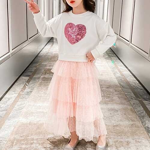 Kids Girls' Polka Dot Dress Suits Set Long Sleeve Fashion Outdoor Cotton 7-13 Years Winter Red White / Cute / Fall / Maxi
Kids Girls' Polka Dot Dress Suits Set Long Sleeve Fashion Outdoor Cotton 7-13 Years Winter Red White / Cute / Fall / Maxi