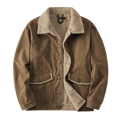 Men's Men Casual Jacket Daily Wear Casual Daily Work Winter Fall Coat Oversized Warm Lightweight Classic Style Chic & Modern Comfortable Jacket Long Sleeve Plain Pure Color Oversize Army Green Coffee
Men's Men Casual Jacket Daily Wear Casual Daily Work Winter Fall Coat Oversized Warm Lightweight Classic Style Chic & Modern Comfortable Jacket Long Sleeve Plain Pure Color Oversize Army Green Coffee