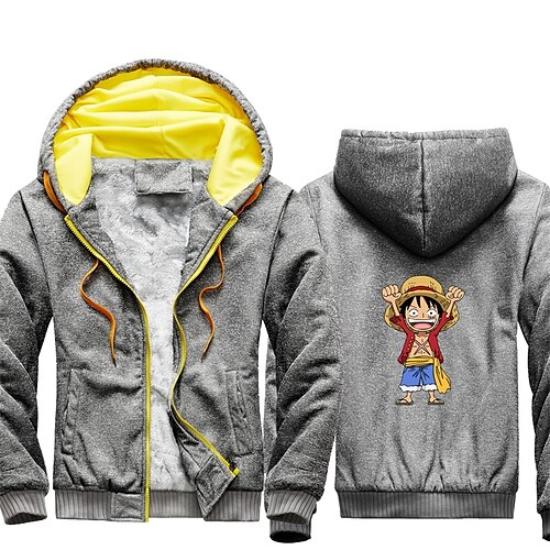 Inspired by One Piece Monkey D. Luffy Cartoon Manga Outerwear Anime Graphic Outerwear For Men's Women's Unisex Adults' Hot Stamping 100% Polyester Casual Daily
Inspired by One Piece Monkey D. Luffy Cartoon Manga Outerwear Anime Graphic Outerwear For Men's Women's Unisex Adults' Hot Stamping 100% Polyester Casual Daily