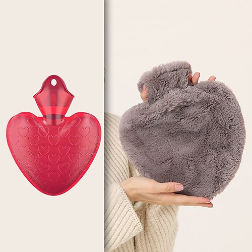 Bolsa de agua caliente de pvc de amor, bolsa de agua con relleno de agua en forma de corazón bonita con cubierta de felpa, bolsa caliente de mano para niños, niñas, niños, regalo de amante
Bolsa de agua caliente de pvc de amor, bolsa de agua con relleno de agua en forma de corazón bonita con cubierta de felpa, bolsa caliente de mano para niños, niñas, niños, regalo de amante
