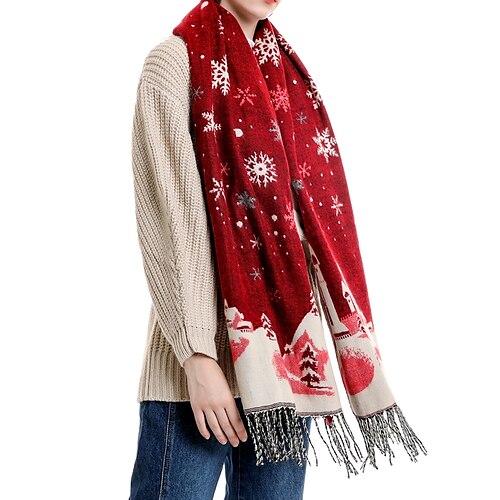 Men's Women's Scarves Shawl Christmas Daily Acrylic Fibers Vintage Retro Warm Casual / Daily 1 PC
Men's Women's Scarves Shawl Christmas Daily Acrylic Fibers Vintage Retro Warm Casual / Daily 1 PC