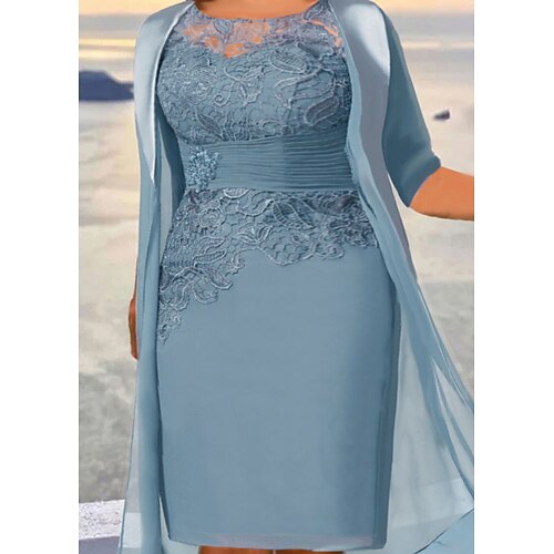 Women's Plus Size Dress Set Solid Color Crew Neck Half Sleeve Winter Fall Elegant Midi Dress Formal Party Dress
Women's Plus Size Dress Set Solid Color Crew Neck Half Sleeve Winter Fall Elegant Midi Dress Formal Party Dress