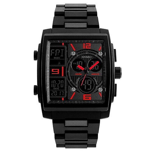 SKMEI Digital Watch for Men Analog - Digital Digital Stylish Stylish Casual Waterproof Calendar Alarm Clock ABS PU Leather Fashion
SKMEI Digital Watch for Men Analog - Digital Digital Stylish Stylish Casual Waterproof Calendar Alarm Clock ABS PU Leather Fashion
