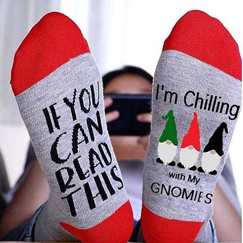 Women's Christmas Lingeries Gift 1 Pair Sport Socks / Athletic Socks Casual Socks Cute Sport Comfort Cotton Letter Medium Gray
Women's Christmas Lingeries Gift 1 Pair Sport Socks / Athletic Socks Casual Socks Cute Sport Comfort Cotton Letter Medium Gray