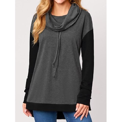 Women's Hoodie Sweatshirt Pullover Basic Gray Color Block Plain Dailywear Hoodie Long Sleeve S M L XL 2XL 3XL
Women's Hoodie Sweatshirt Pullover Basic Gray Color Block Plain Dailywear Hoodie Long Sleeve S M L XL 2XL 3XL