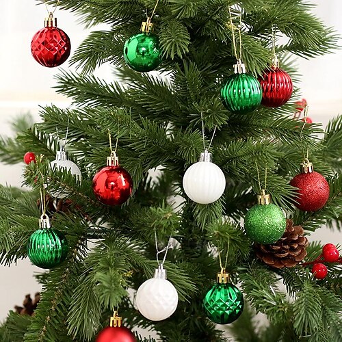 Christmas Ornaments 4cm/50 Shaped Christmas Ball Sets Christmas Tree Pendant Supplies
Christmas Ornaments 4cm/50 Shaped Christmas Ball Sets Christmas Tree Pendant Supplies
