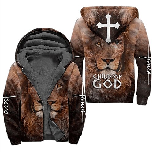Men's Full Zip Hoodie Jacket Coffee Hooded Lion Knights Templar Graphic Prints Zipper Print Sports Outdoor Daily Sports 3D Print Fleece Streetwear Designer Casual Winter Clothing Apparel Hoodies
Men's Full Zip Hoodie Jacket Coffee Hooded Lion Knights Templar Graphic Prints Zipper Print Sports Outdoor Daily Sports 3D Print Fleece Streetwear Designer Casual Winter Clothing Apparel Hoodies
