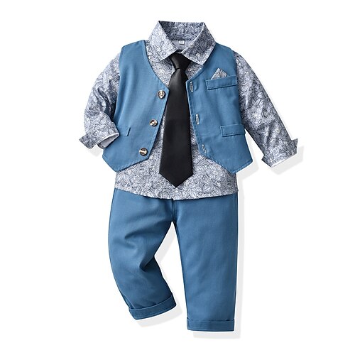 3 Pieces Toddler Boys Shirt & Pants Clothing Set Outfit Graphic Floral Long Sleeve Cotton Set Outdoor Fashion Daily Winter Fall 3-7 Years Blue Yellow Orange
3 Pieces Toddler Boys Shirt & Pants Clothing Set Outfit Graphic Floral Long Sleeve Cotton Set Outdoor Fashion Daily Winter Fall 3-7 Years Blue Yellow Orange