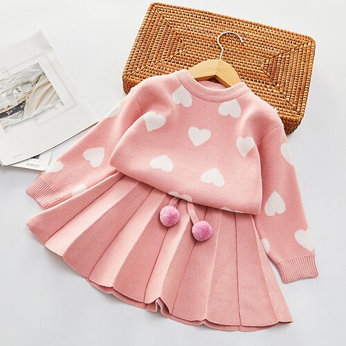 2 Pieces Toddler Girls' Solid Color Clothing Set Set Long Sleeve Cute Outdoor Cotton 3-7 Years Winter Pink Red White / Fall / Spring
2 Pieces Toddler Girls' Solid Color Clothing Set Set Long Sleeve Cute Outdoor Cotton 3-7 Years Winter Pink Red White / Fall / Spring