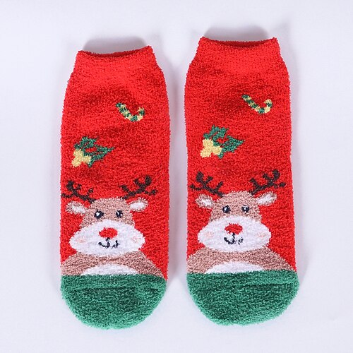 Women's Christmas Lingeries Gift 1 Pair Socks Casual Socks Slipper Socks Fashion Cute Comfort Warm Green Wine Army Green
Women's Christmas Lingeries Gift 1 Pair Socks Casual Socks Slipper Socks Fashion Cute Comfort Warm Green Wine Army Green
