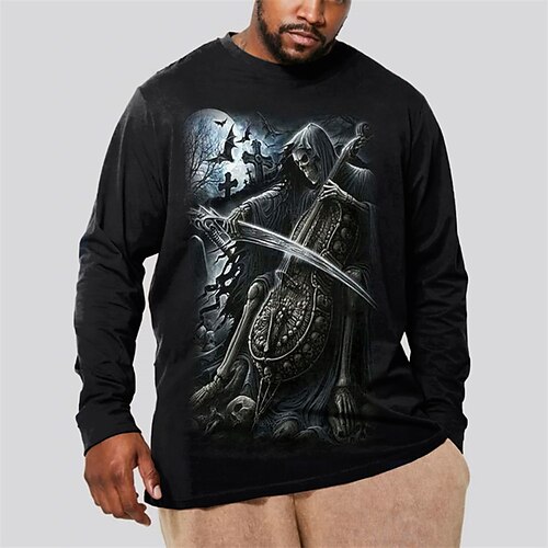 Men's Plus Size T shirt Tee Big and Tall Graphic Crew Neck Spring Fall Basic Comfortable Big and Tall Outdoor Street Tops
Men's Plus Size T shirt Tee Big and Tall Graphic Crew Neck Spring Fall Basic Comfortable Big and Tall Outdoor Street Tops
