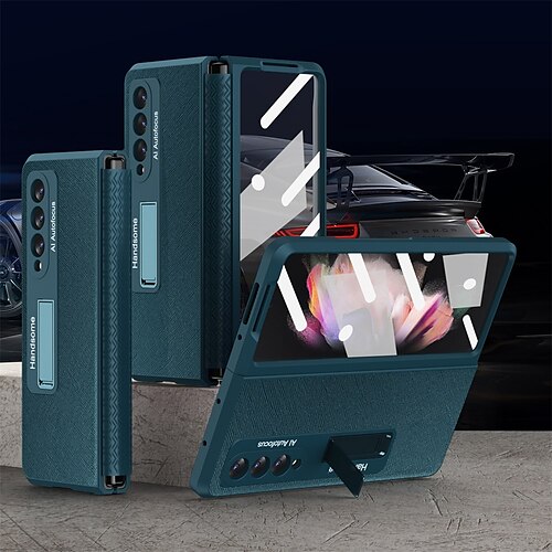 Phone Case For Samsung Galaxy Flip Z Fold 3 Bumper Frame Full Body Protective Dustproof Solid Colored PC PU Leather
Phone Case For Samsung Galaxy Flip Z Fold 3 Bumper Frame Full Body Protective Dustproof Solid Colored PC PU Leather