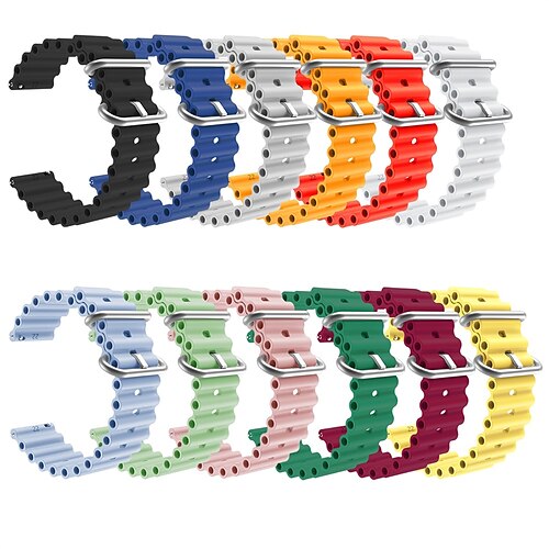 1 pcs Smart Watch Band for Samsung Galaxy Watch 5 40/44MM Watch 5 Pro 45MM Watch 4 Classic 42/46mm Watch 4 40/44mm Watch 3 41mm Watch 42mm Watch 3 45mm, Watch 46mm 20mm 22mm Silicone Smartwatch Strap
1 pcs Smart Watch Band for Samsung Galaxy Watch 5 40/44MM Watch 5 Pro 45MM Watch 4 Classic 42/46mm Watch 4 40/44mm Watch 3 41mm Watch 42mm Watch 3 45mm, Watch 46mm 20mm 22mm Silicone Smartwatch Strap