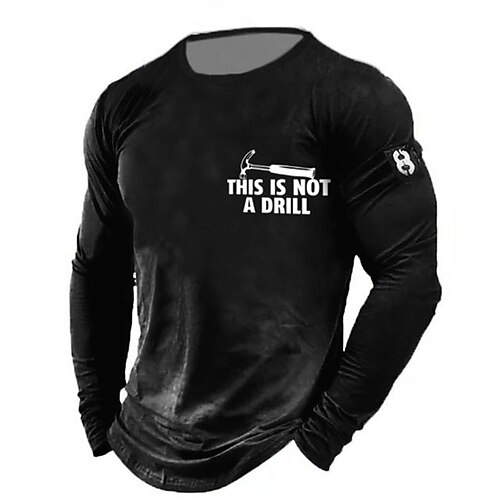 Men's T shirt Tee Letter Graphic Prints Crew Neck Black Army Green Dark Gray Navy Blue 3D Print Outdoor Street Long Sleeve Print Clothing Apparel Basic Vintage Sports Designer
Men's T shirt Tee Letter Graphic Prints Crew Neck Black Army Green Dark Gray Navy Blue 3D Print Outdoor Street Long Sleeve Print Clothing Apparel Basic Vintage Sports Designer