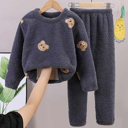 2 Pieces Kids Clothing Set Outfit Cartoon Long Sleeve Crewneck Set Home Fashion Daily Winter Fall 7-13 Years Green Black Blue
2 Pieces Kids Clothing Set Outfit Cartoon Long Sleeve Crewneck Set Home Fashion Daily Winter Fall 7-13 Years Green Black Blue
