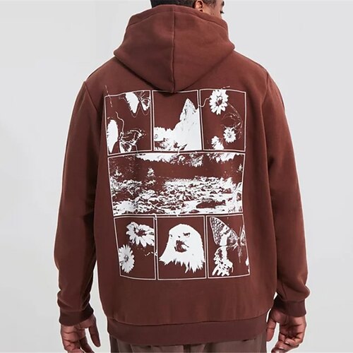 Men's Plus Size Pullover Hoodie Sweatshirt Big and Tall Animal Hooded Long Sleeve Spring & Fall Basic Fashion Streetwear Comfortable Daily Wear Vacation Tops
Men's Plus Size Pullover Hoodie Sweatshirt Big and Tall Animal Hooded Long Sleeve Spring & Fall Basic Fashion Streetwear Comfortable Daily Wear Vacation Tops