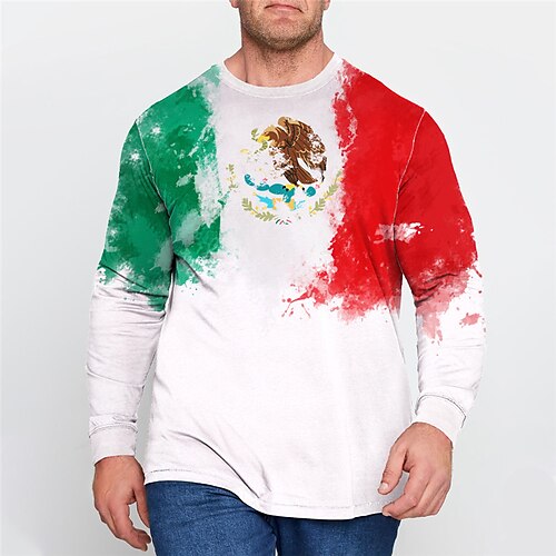 Men's Plus Size T shirt Tee Big and Tall Color Block Crew Neck Long Sleeve Spring Fall Basic Sports Designer Breathable Outdoor Street Tops
Men's Plus Size T shirt Tee Big and Tall Color Block Crew Neck Long Sleeve Spring Fall Basic Sports Designer Breathable Outdoor Street Tops