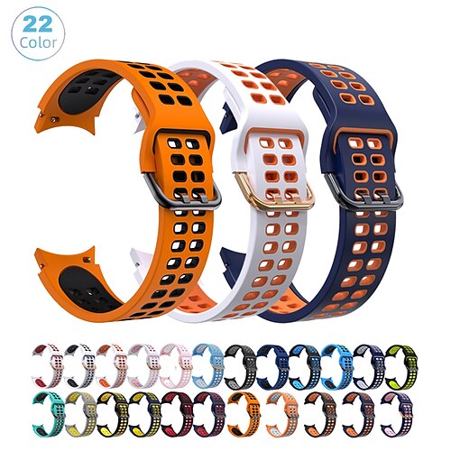 1 pcs Smart Watch Band for Samsung Galaxy Watch 5 40/44MM Watch 5 Pro 45MM Watch 4 Classic 42/46mm Watch 4 40/44mm 20mm Silicone Smartwatch Strap Waterproof Adjustable Breathable Sport Band
1 pcs Smart Watch Band for Samsung Galaxy Watch 5 40/44MM Watch 5 Pro 45MM Watch 4 Classic 42/46mm Watch 4 40/44mm 20mm Silicone Smartwatch Strap Waterproof Adjustable Breathable Sport Band