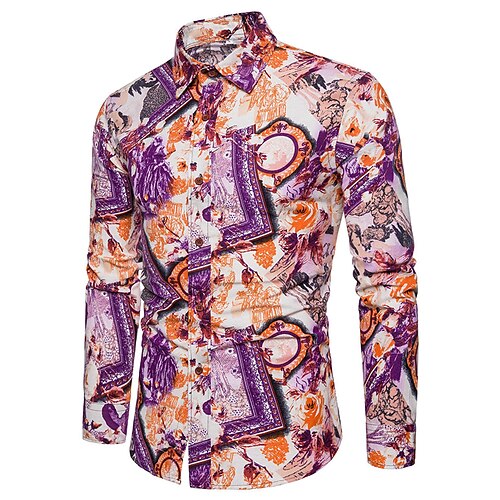 Men's Shirt Summer Hawaiian Shirt Graphic Tees Graphic Graphic Prints Turndown Blue Purple Red Street Daily Long Sleeve Button-Down Clothing Apparel Fashion Simple Casual
Men's Shirt Summer Hawaiian Shirt Graphic Tees Graphic Graphic Prints Turndown Blue Purple Red Street Daily Long Sleeve Button-Down Clothing Apparel Fashion Simple Casual