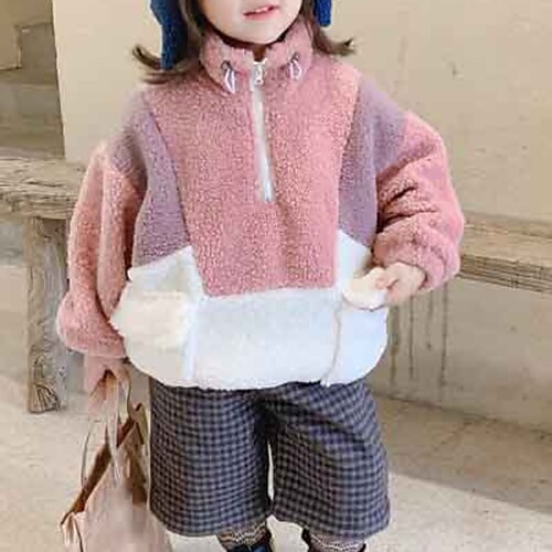 Kids Girls' Sweatshirt Color Block Daily Long Sleeve Cute Cotton 3-6 Years Winter Pink Gray
Kids Girls' Sweatshirt Color Block Daily Long Sleeve Cute Cotton 3-6 Years Winter Pink Gray