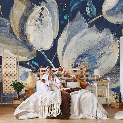 Nordic Hand-Painted Abstract Retro Rose Flower Wallpaper Rose Flower Aesthetic Mural Living Room TV Background Wallpaper Non Self Adhesive/Self Adhesive
Nordic Hand-Painted Abstract Retro Rose Flower Wallpaper Rose Flower Aesthetic Mural Living Room TV Background Wallpaper Non Self Adhesive/Self Adhesive