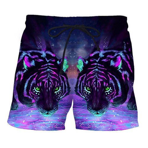 Men's Swim Shorts Swim Trunks Shorts Board Shorts Beach Shorts Drawstring Elastic Waist Elastic Drawstring Design Graphic Animal Tiger Breathable Quick Dry Short Casual Daily Holiday Streetwear
Men's Swim Shorts Swim Trunks Shorts Board Shorts Beach Shorts Drawstring Elastic Waist Elastic Drawstring Design Graphic Animal Tiger Breathable Quick Dry Short Casual Daily Holiday Streetwear