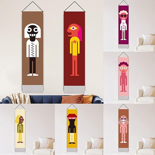 Abstract Crowd Painting Woven Home Tapestry Wall Hanging Living Room Decorative Wall Tapestry 32.5x130cm(13x52inch)
Abstract Crowd Painting Woven Home Tapestry Wall Hanging Living Room Decorative Wall Tapestry 32.5x130cm(13x52inch)