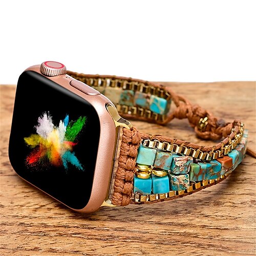 1PC Smart Watch Band Compatible with Apple iWatch Apple Watch Ultra 49mm Series 8/7/6/5/4/3/2/1 / SE Handmade Braided Rope for iWatch Smartwatch Strap Wristband Fabric Handmade Adjustable Breathable
1PC Smart Watch Band Compatible with Apple iWatch Apple Watch Ultra 49mm Series 8/7/6/5/4/3/2/1 / SE Handmade Braided Rope for iWatch Smartwatch Strap Wristband Fabric Handmade Adjustable Breathable