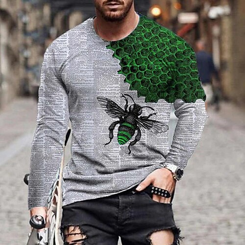 Men's T shirt Tee Graphic Prints Crew Neck Green Blue Purple 3D Print World Cup Outdoor Street Long Sleeve Print Clothing Apparel Basic Sports Designer Casual
Men's T shirt Tee Graphic Prints Crew Neck Green Blue Purple 3D Print World Cup Outdoor Street Long Sleeve Print Clothing Apparel Basic Sports Designer Casual