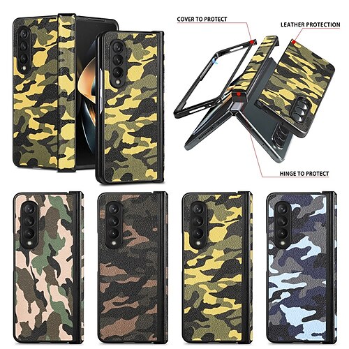 Phone Case For Samsung Galaxy Flip Z Fold 4 Z Fold 3 Water Resistant Flip Full Body Protective Camouflage PC PU Leather
Phone Case For Samsung Galaxy Flip Z Fold 4 Z Fold 3 Water Resistant Flip Full Body Protective Camouflage PC PU Leather