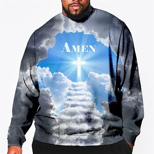 Per uomo Plus Size Felpa Pullover Grande e alto Pop art Girocollo Manica lunga Primavera & Autunno Essenziale Di tendenza Streetwear Comodo Informale Sport Top
Per uomo Plus Size Felpa Pullover Grande e alto Pop art Girocollo Manica lunga Primavera & Autunno Essenziale Di tendenza Streetwear Comodo Informale Sport Top