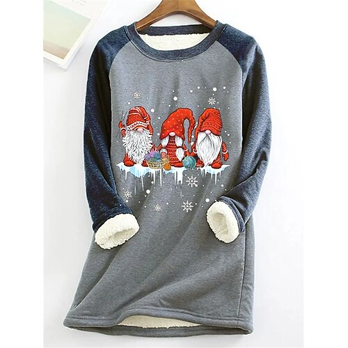 Women's Sweatshirt Pullover Sherpa Fleece Teddy Green Pink Gray Graphic Christmas Round Neck Long Sleeve Fleece S M L XL 2XL 3XL
Women's Sweatshirt Pullover Sherpa Fleece Teddy Green Pink Gray Graphic Christmas Round Neck Long Sleeve Fleece S M L XL 2XL 3XL
