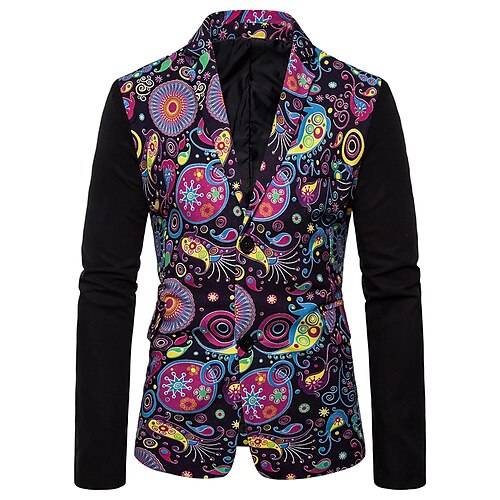 Men's Fashion Blazer Regular Standard Fit Patchwork Single Breasted Two-buttons Fuchsia 2022
Men's Fashion Blazer Regular Standard Fit Patchwork Single Breasted Two-buttons Fuchsia 2022