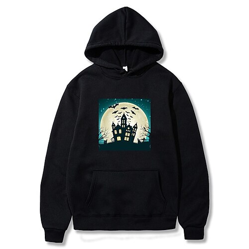 Inspired by Halloween Bat castle Hoodie Anime 100% Polyester Anime Front Pocket Graphic Hoodie For Men's / Women's / Couple's
Inspired by Halloween Bat castle Hoodie Anime 100% Polyester Anime Front Pocket Graphic Hoodie For Men's / Women's / Couple's