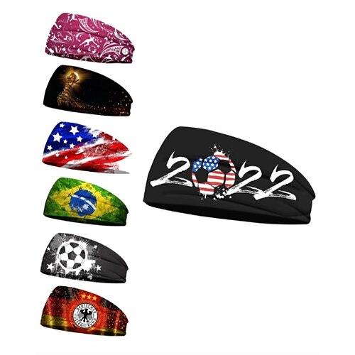 Sports Headband World Cup 2022 for Sports Game Yoga Fitness Gym Workout Stretchy Durable Breathable Quick Dry Sweat Control One Size Unisex
Sports Headband World Cup 2022 for Sports Game Yoga Fitness Gym Workout Stretchy Durable Breathable Quick Dry Sweat Control One Size Unisex