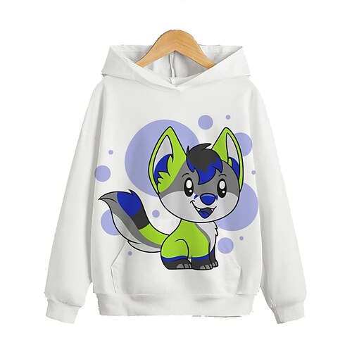 Kids Boys Hoodie Pullover Graphic Animal Fox Long Sleeve Pocket Children Top Outdoor Hoodie Active Cute White Winter 7-13 Years / Fall / Spring
Kids Boys Hoodie Pullover Graphic Animal Fox Long Sleeve Pocket Children Top Outdoor Hoodie Active Cute White Winter 7-13 Years / Fall / Spring