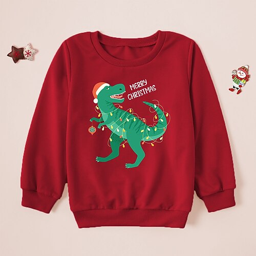 Kids Unisex Ugly Christmas Sweatshirt Pullover Letter Daily Long Sleeve Crewneck Neutral 3-8 Years Fall Black Red
Kids Unisex Ugly Christmas Sweatshirt Pullover Letter Daily Long Sleeve Crewneck Neutral 3-8 Years Fall Black Red